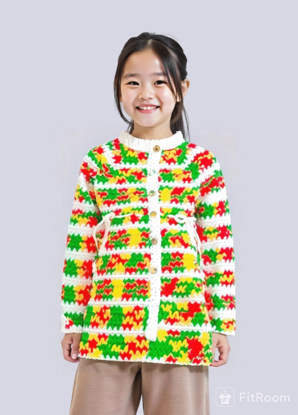 Colorful Crochet Sweater
